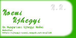 noemi ujhegyi business card